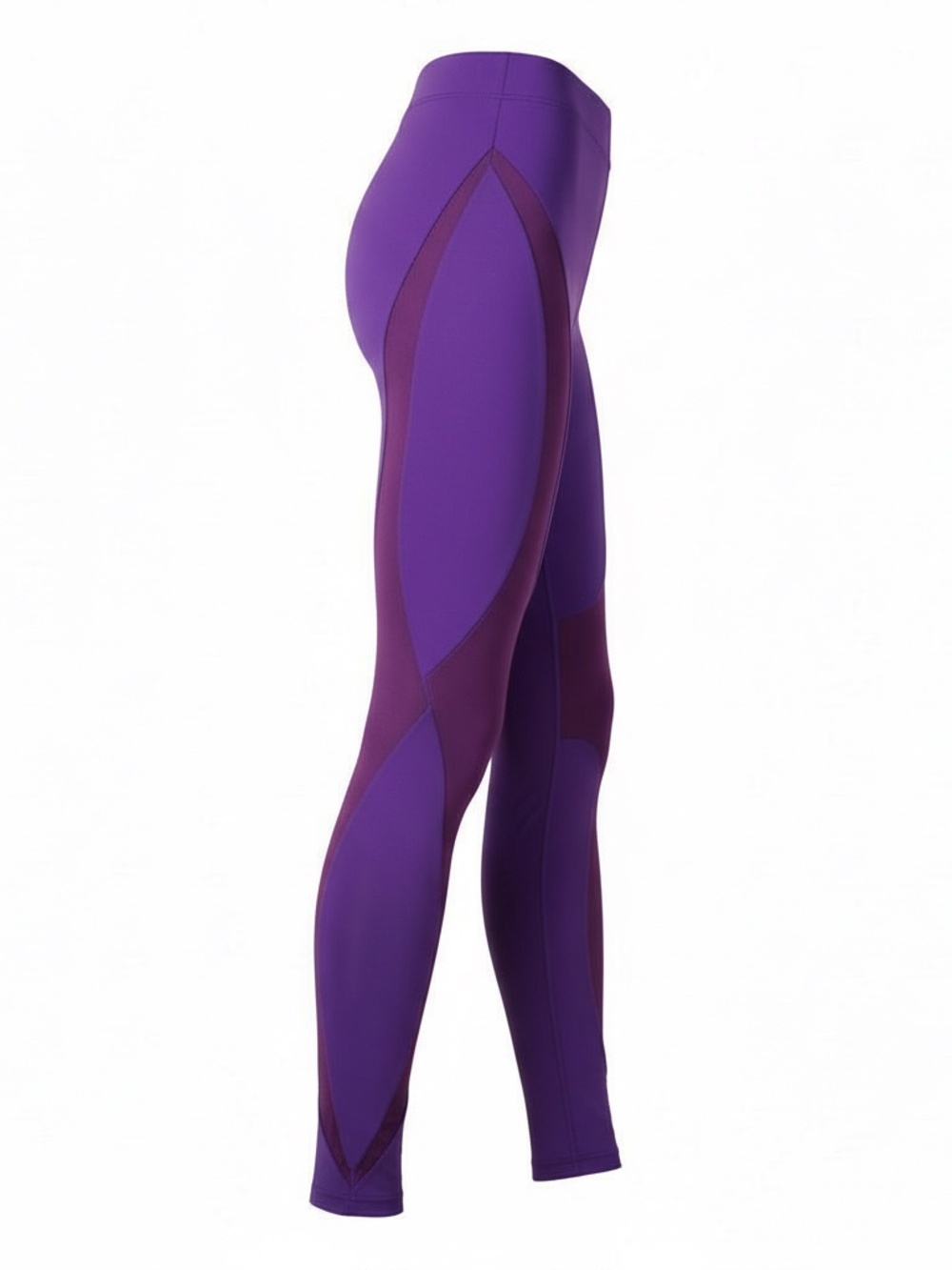 LEGGINGS GOLDDESS SPORTSWEAR, PURPLE MATT/SHINY -  NEW WITHOUT TAG